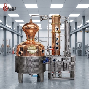 Equipo de Destilación de Alcohol, Herramienta de Elaboración de Bebidas Compacta de Cobre de Nuevo Diseño en Oferta, para <span class=keywords><strong>Destilar</strong></span> Vodka, Whisky y Licores Caseros - Product Image 1