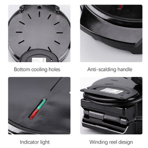 Máquina para hacer donas eléctrica de 7 orificios, redonda, antiadherente, electrodoméstico de cocina para uso doméstico. - Product Image 5