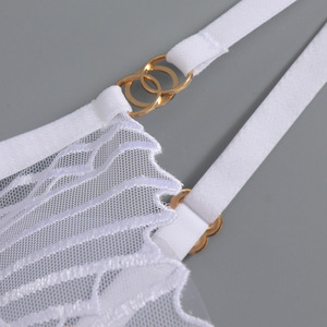 Da donna Sexy Lingerie in pizzo reggiseno perizoma 2 pezzi Set reggiseno e mutandine Push up Lingerie per decorazione donna Bikini seducente ed elegante - Product Image 3