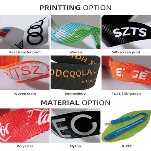 Lanière promotionnelle personnalisée en polyester à transfert thermique, rétractable, avec porte-badge d'identification – Vente en gros - Product Image 3