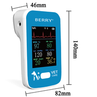 Moniteur de signes vitaux BERRY Portable etco2 moniteur de signes vitaux vétérinaires moniteur de signes vitaux multi-paramètres vétérinaire