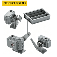 Actionneur motorisé électrique avec indicateur de position ouverte/fermée, connexion ISO5211 pour système de ventilation