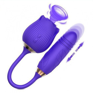 Fiore adulto Sex Toy l'atmosfera succhiare vibratore <span class=keywords><strong>rosa</strong></span> e Dildo giocattolo <span class=keywords><strong>rosa</strong></span> con Dildo real Toy Sex Toy Dildo vibratore - Product Image 3
