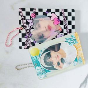 Nuevo Llavero Porta Tarjetas de Crédito Difformity con Protección, Fundas para Tarjetas con Fotos de Estrellas Kpop, 3 en 1, para Venta al Por Mayor - Product Image 1