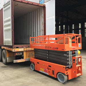 Élévateur à ciseaux automoteur 12M 40ft Certification CE Prix bon marché Petit élévateur à ciseaux à largeur étroite Ascenseur <span class=keywords><strong>de</strong></span> levage pour <span class=keywords><strong>location</strong></span> - Product Image 4