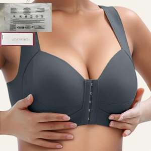Elasticity Front Closure Adjustable Strap Corrector Shapewear Post <strong>Operative</strong> Support <strong>Breast</strong> Mastectomy Augmentation Faja <strong>Bra</strong> - Product Image 2