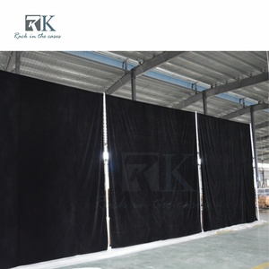 High Quality Wedding Background Aluminum Pipe and Drape Kit Backdrop for Trade show Booth Wedding Decor - Product Image 6