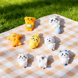 Miniature Cartoon Animal Doll Resin Car Decoration For Desktop And Vehicle Interior Accessory Gift - Product Image 1