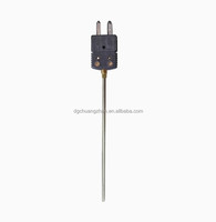 Type de prise blindé de contrôleur de thermocouple de la chaleur K/N/J/E/T sonde à hautes températures de 0.5mm 0-1300 ℃ Instrument pliable électrique