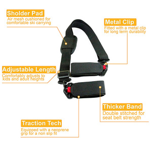 Équipement de <span class=keywords><strong>ski</strong></span> de descente pour l'arrière-pays Accessoires de sports d'hiver Sangles de transport de bâtons de <span class=keywords><strong>ski</strong></span> confortables Support d'épaule rembourré - Product Image 2