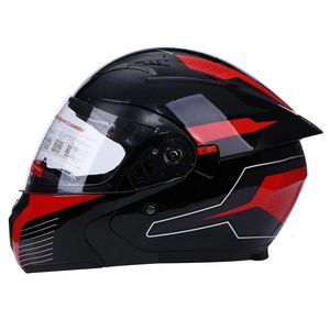 Casque modulable rabattable, norme DOT, couleur personnalisée, double visière, petit spoiler, personnalisation et vente en gros, usine ABS - Product Image 3