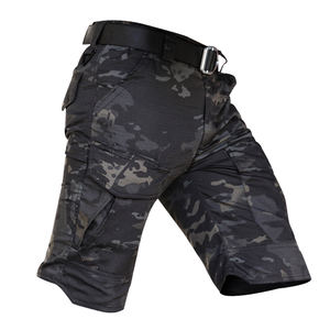 Shorts Cargo de Randonnée Sportifs Imperméables pour Hommes en Toile Imprimée avec Braguette Zippée, Tissés, Mi-longs, Respirants et à Séchage Rapide pour Activités de Plein Air et Escalade - Product Image 4