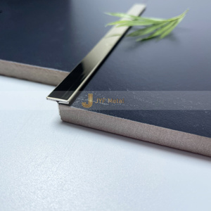 M163 Stainless Steel Mirror Gold Trim T-Shaped Transition Profile <b>Tile</b> Accessories Durable Waterproof Easy Installation for - Product Image 4