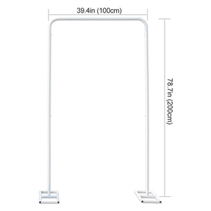 Toptan beyaz düğün çiçek kemer Metal kare töreni <span class=keywords><strong>Arch</strong></span> standı - Product Image 6