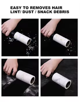 Umwelt freundliche anpassbare Kunststoff-Sticky Cloth Lint Roller Haushalts reinigungs mittel für Teppich bett Sofa und Haarpflege