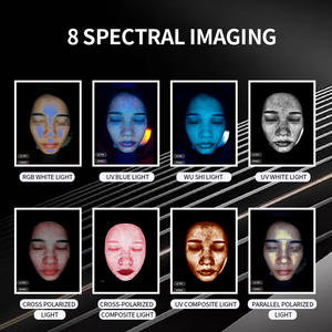 चेहरे की मशीन ब्यूटी सैलून का उपयोग 3 डी चेहरे की त्वचा विश्लेषक त्वचा स्कैनर त्वचा विश्लेषण मशीन - Product Image 5