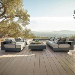 Aluminum Chaise Lounge Hotel Furniture Patio Garden Courtyard Furniture All Weather <b>Outdoor</b> Furniture Park Sets - Product Image 1