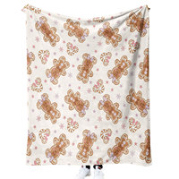 Manta de Franela Suave con Estampado Navideño para Cama, Sofá o Sillón, Regalos para Decoración Navideña del Hogar, Mantas Cálidas y Acogedoras