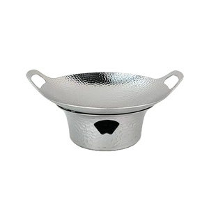 ชุดอุ่นอาหารสแตนเลสสำหรับร้านอาหารจีน, หม้ออุ่นแอลกอฮอล์กันลม - Product Image 5