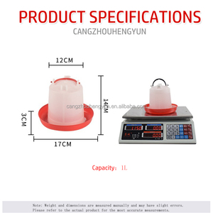 Nuovo <span class=keywords><strong>Abbeveratoio</strong></span> Automatico Durevole per Polli da Carne, <span class=keywords><strong>in</strong></span> <span class=keywords><strong>Plastica</strong></span>, Rosso e Bianco - Product Image 3