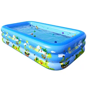 High Quality for adults and children Multifunctional Eco-friendly PVC inflatable above ground Rectangle swimming pools