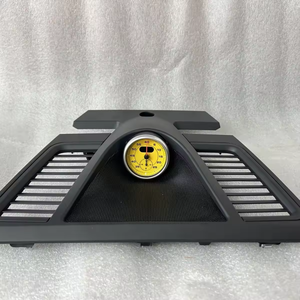 Dédié à la <span class=keywords><strong>Porsche</strong></span> <span class=keywords><strong>Panamera</strong></span> 2010-2016, chronomètre analogique Sport Chrono, horloge, boussole, couvre-tableau de bord, modification intérieure - Product Image 1