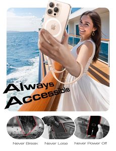 Sangle de téléphone LISEN tressée, robuste, <span class=keywords><strong>incassable</strong></span>, universelle, pour <span class=keywords><strong>smartphone</strong></span>, idéale pour les aventures extrêmes, le vélo, le shopping, protection. - Product Image 2