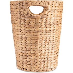 Boho Style Seagrass Wicker Water Hyacinth Waste <b>Basket</b> Eco Friendly Bathroom Office Organizer Bin Direct Vietnam Supplier - Product Image 6