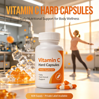 Capsules de vitamine C pour adultes, soutien nutritionnel quotidien naturel, 5 g par capsule