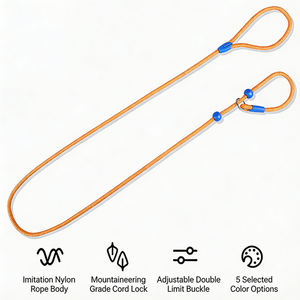 Correa de Perro Resistente de 1.5 m (5 pies) y 1.27 cm (1/<span class=keywords><strong>2</strong></span> pulgada), Correa de Tracción Resistente y Cómoda para Perros Grandes y Medianos - Product Image 5