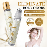 Mini-parfum roll-on écologique pour femme 10 ml, parfum longue durée, série Fleur du Désert, brume corporelle florale portable, déodorant