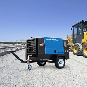 Compresor de Aire Portátil de 7 Bar y 185 CFM para Minería, Martillo Neumático - Product Image 6