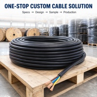 Câble d'alimentation en cuivre flexible, câble électrique basse tension pour équipements industriels et câblage de bâtiments