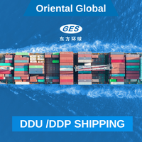 Agent maritime à prix avantageux de Chine vers l'Émirat arabe unifié, transport maritime LCL+Express 3PL DDP à prix compétitif avec un délai de transit de 20 à 35 jours