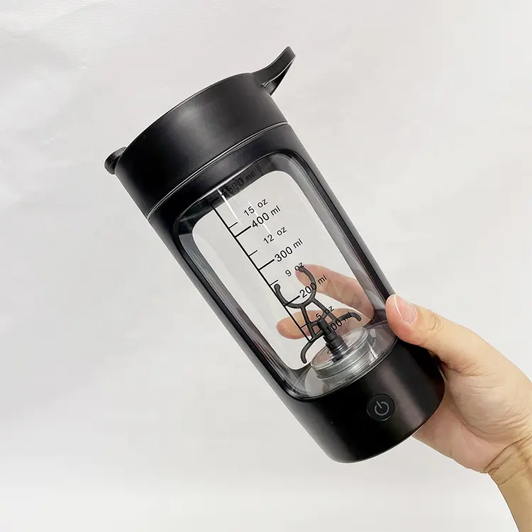 Wholesale gym Custom logo plastic sport smart Electric automatic mixing shaker bottle self stirring cups