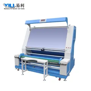 denim heavy fabric inspection and rolling relaxing machine for elasticity large diameter roll cloth
