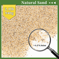 Pasir Kuarsa Alami Halus Grosir 0.4-0.8mm Substrat Akuarium Taman Zen Tanaman Pot DIY Pasir Silika Dekoratif