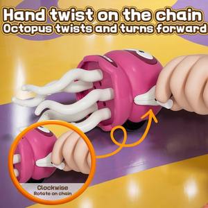 Diversión interactiva Plástico Torsión Gatear Calamar Danza Tiempo de barriga Baile mágico Acostado Caminando Pulpo Juguetes - Product Image 4