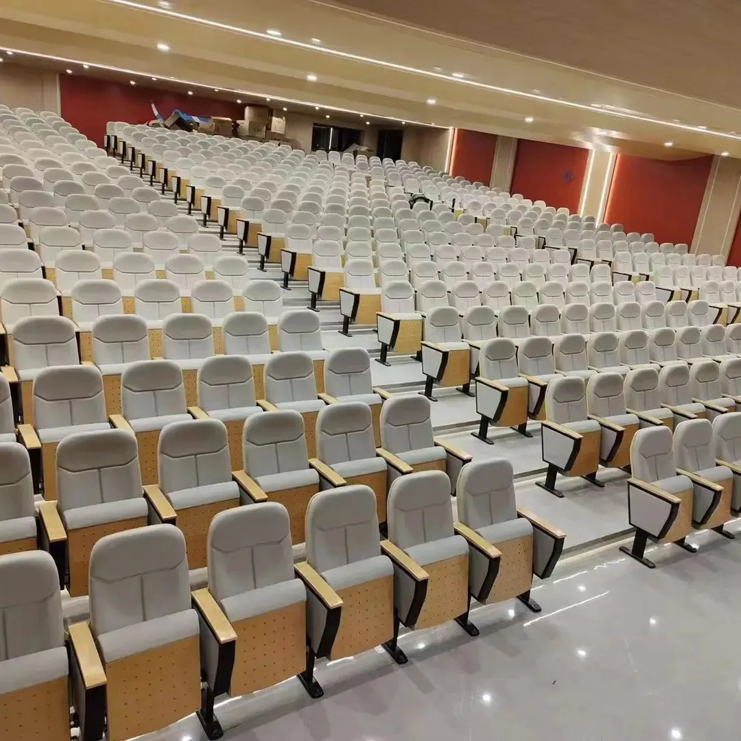 Gran venta de asientos de auditorio, lujosos Reposabrazos de asiento de teatro, sala de reuniones de gran tamaño, silla de conferencia universitaria, muebles