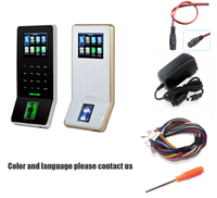 Terminal de Contrôle d'Accès et de Présence ZK F18, Basé sur Linux, avec Écran Tactile, Empreinte Digitale et Clavier, SDK Ouvert et Logo Personnalisable