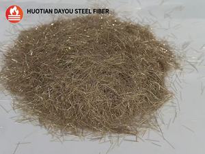 Fibres d'acier plaquées cuivre pour améliorer la résistance au glissement des rampes de <span class=keywords><strong>garage</strong></span> souterraines en béton - Product Image 3