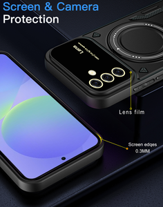 Fundas de teléfono móvil con anillo de dedo para <span class=keywords><strong>Samsung</strong></span> <span class=keywords><strong>Galaxy</strong></span> A17 A07 A16 A06 A26 A36 A56 A05S A50 S26 Pro Edge S25, fundas ultra a prueba de golpes - Product Image 3