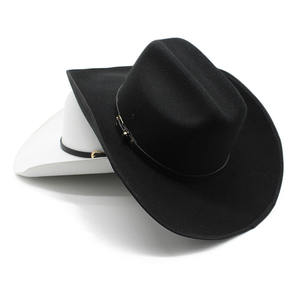 Western American Men Frauen mit breiter Krempe Filz Cowboy hüte Sombreros Gedrucktes Muster für Sommer Winter Travel Party Szenen - Product Image 4