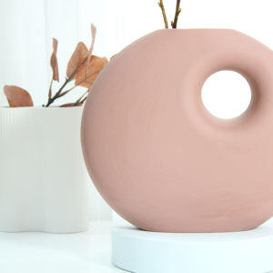 Vase à fleurs moderne en céramique, décoration de <span class=keywords><strong>maison</strong></span> minimaliste, vase de fleurs d'intérieur, style nordique, pour la <span class=keywords><strong>maison</strong></span> - Product Image 6