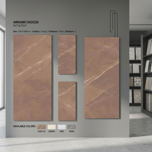 Large Format Porcelain <b>Tiles</b> 600x1200mm Wear Resistant Surface for Shopping Mall and Commercial Interiors - Product Image 6