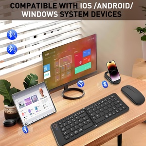 Mini <span class=keywords><strong>tastiera</strong></span> pieghevole Wireless Tablet portatile da viaggio amichevole <span class=keywords><strong>tastiera</strong></span> per IOS/Android/Windows Tablet <span class=keywords><strong>cellulare</strong></span> - Product Image 2