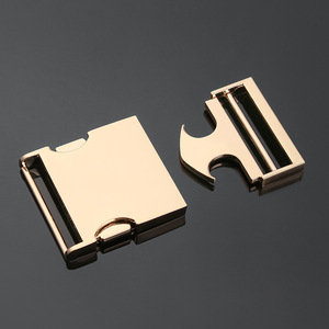 Hebilla de Liberación Lateral de Aleación de Zinc en Dorado Claro, Gris Metálico, Plateado y Negro, Accesorios Duraderos para Bolsos - Product Image 2