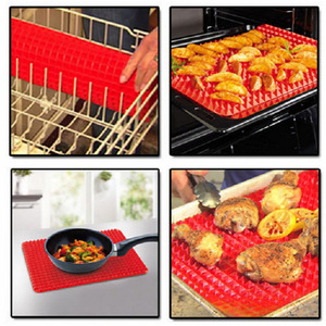 Tapis de cuisson en silicone en forme de pyramide, résistant à la chaleur, pour la cuisson au four et la rôtissure du poulet, outil de cuisine - Product Image 3