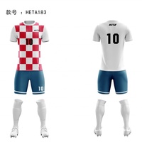 Conjunto de Uniforme de Fútbol Retro de Secado Rápido y Alta Calidad, Sublimado, para Clubes, Nueva Temporada, Ropa Deportiva para Hombre