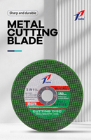 Disque de découpe abrasif en oxyde d'aluminium robuste de 6 pouces (150*1,2*22,23 mm) pour le meulage de l'acier et de l'acier inoxydable sur meuleuse d'angle